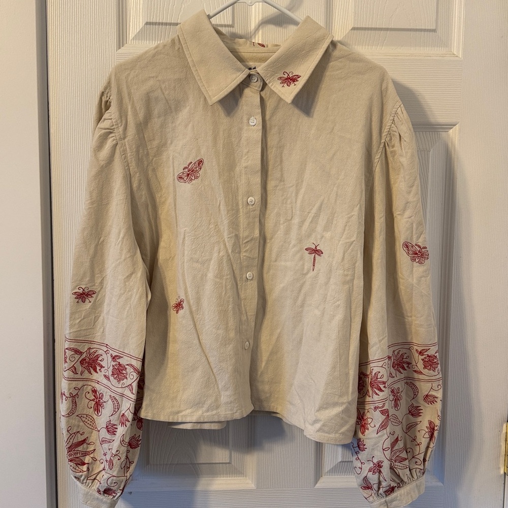 Meadows Embroidered Top